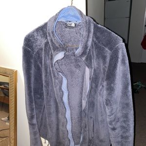 NORTHFACE women’s gray zip jacket